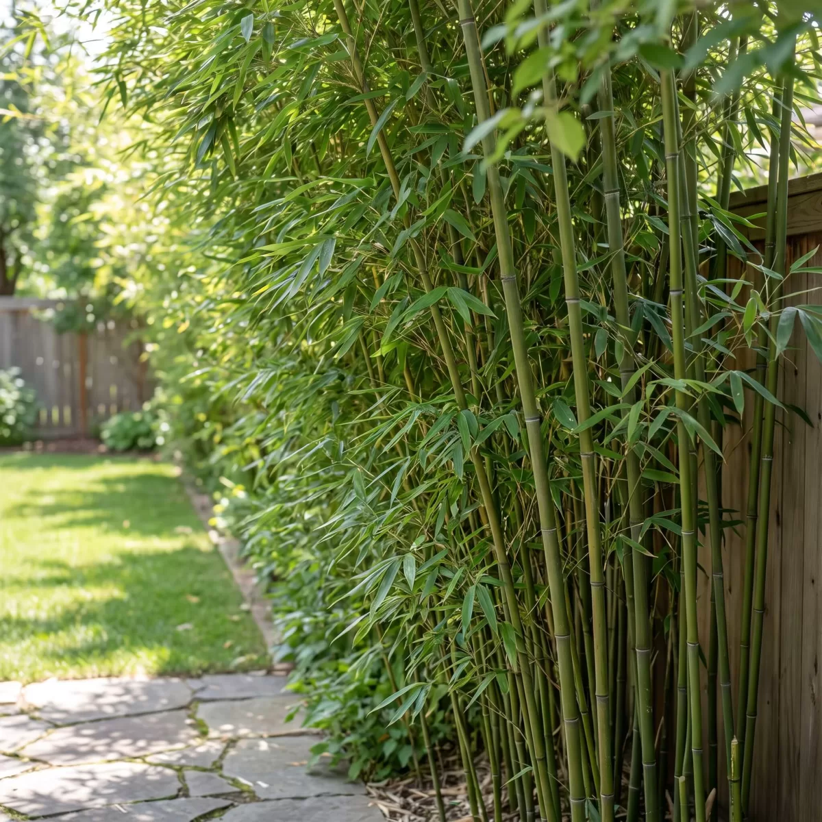 Asian Wonder Bambus dichte Hecke Garten Sichtschutz Sommer