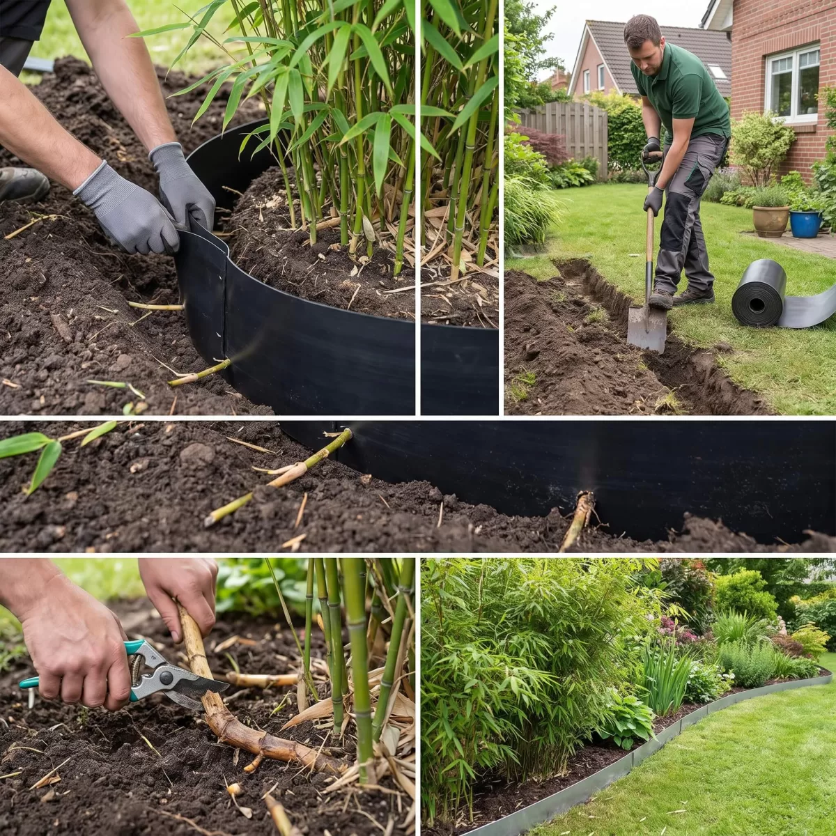 Bambus Ausläufer Barriere Garten Sicherung Tipps Praxis