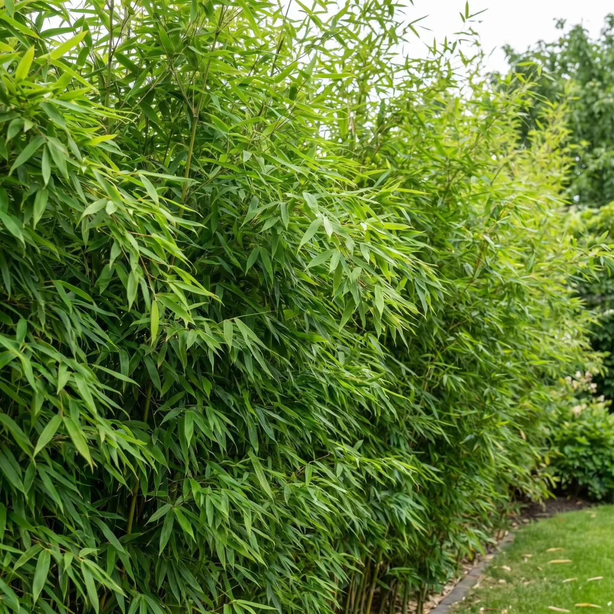 Bambus Sichtschutzhecke Garten dicht immergrün Fargesia Sorten