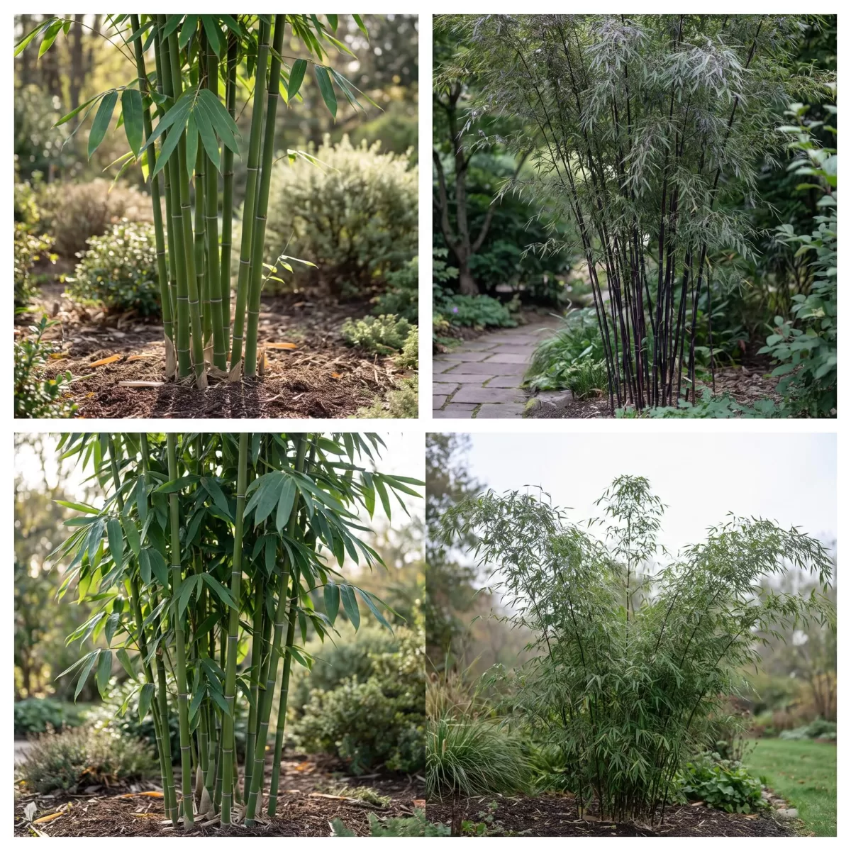 Fargesia Robusta Wolong als Solitärpflanze im naturnahen Garten