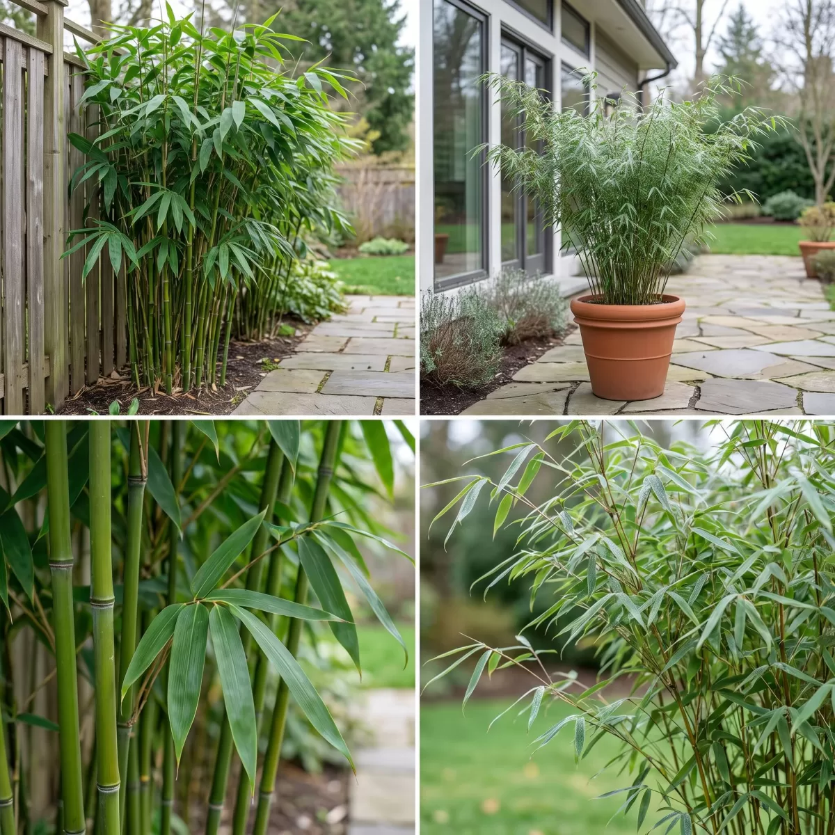 Gartenplanung mit Bambus Fargesia Sorten als Sichtschutz und Dekoration